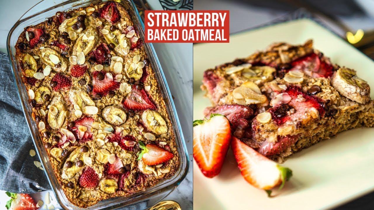 person preparing strawberry oatmeal in a cozy kitchen
